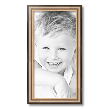 ArtToFrames 10x20  Anique Silver Picture Frame  Silver Wood Poster Frame  with Regular Glass and Foam Backing 3/16 Inch (FBPL-4964)