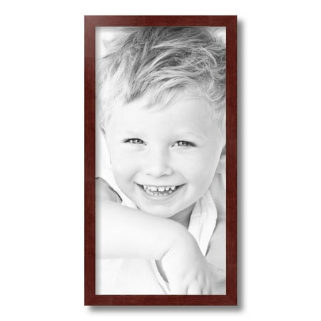 ArtToFrames 10x20  Maple Wood Picture Frame  Red Wood Poster Frame  with Regular Glass and Foam Backing 3/16 Inch (FBPL-4962)