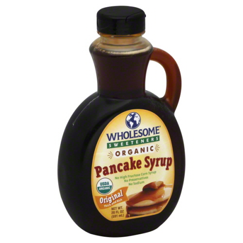 Wholesome Sweeteners Pancake Syrup Organic Original 20 Oz Case