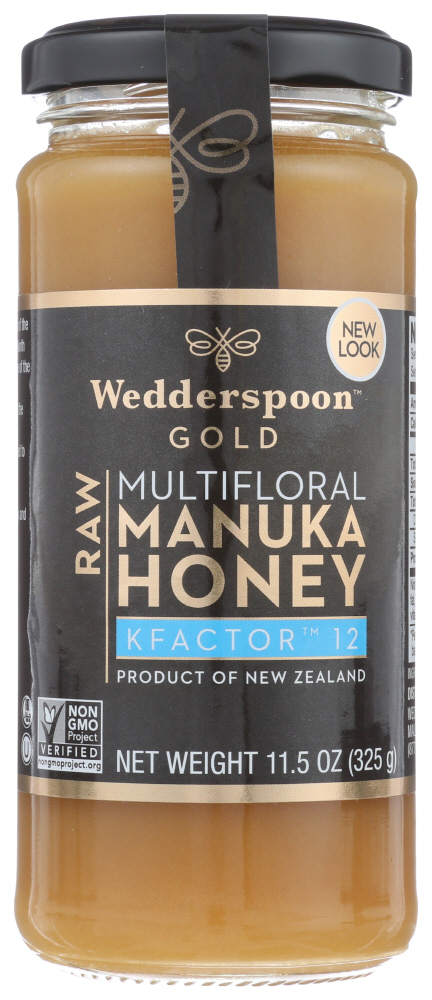 Raw Manuka Honey Kfactor 12 11.5 Oz by Wedderspoon