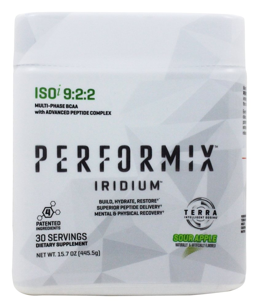 Performix - Iridium ISOi 922 Multi-Phase BCAA Sour Apple - 15.7 Oz.
