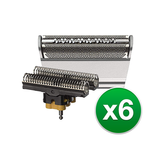 Braun 31S Replacement Foil Cutter for 5796 Shaver Model 6 Pack - All