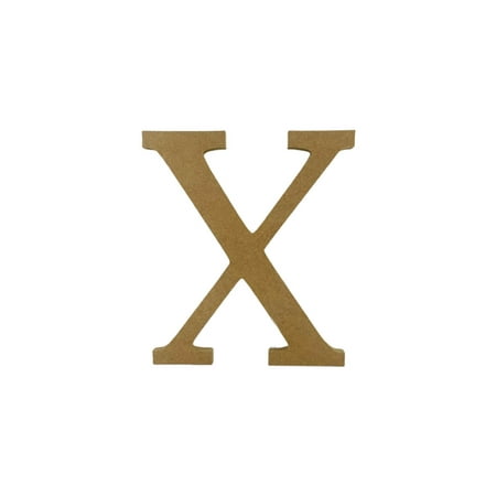 16  Wood Greek Letter Chi Χ Unfinished  Fraternity and Sorority Greek Font  Craft Cutout on 1-8  MDF