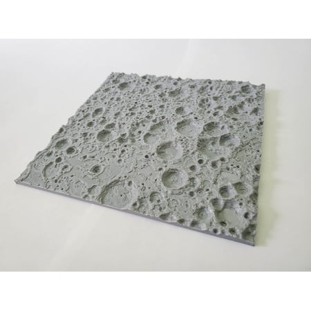NASA 3D Topography Model of the NEAR and FAR Sides of the Moon - 1 Cm = 30 Km  400 Km X 400km
