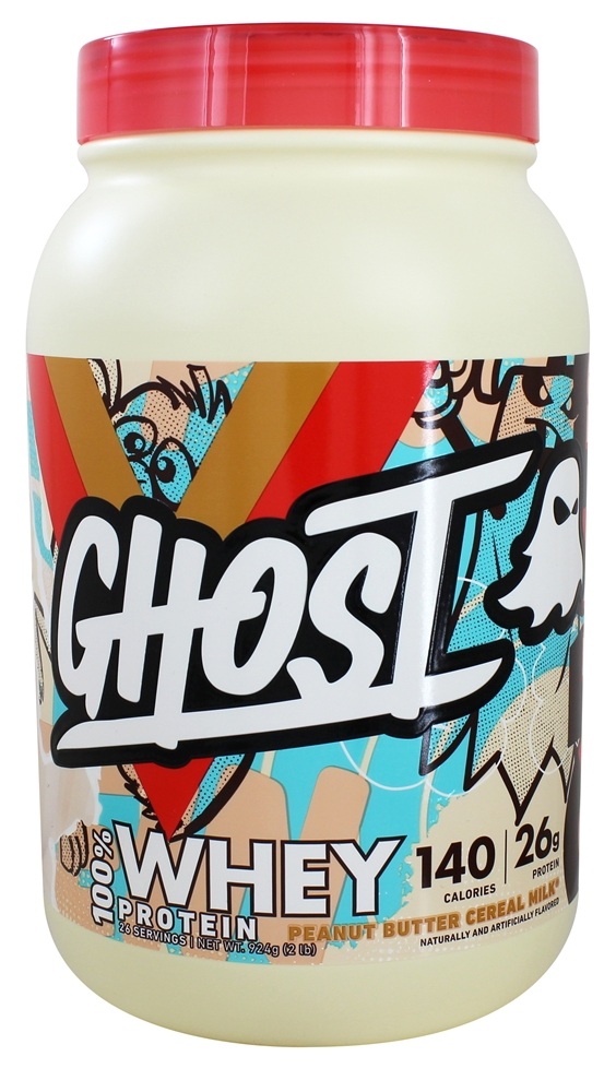 Ghost, Whey Protein, Peanut Butter Cereal Milk®, 2 Lb (924 G)