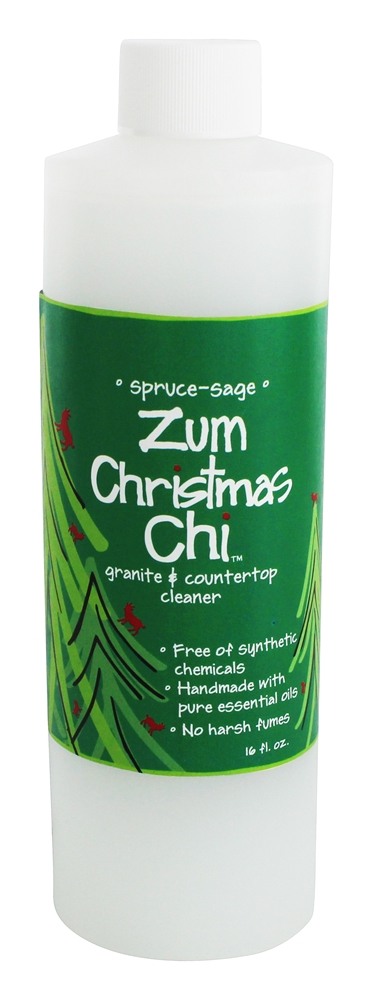 Indigo Wild - Zum Christmas Chi Granite & Countertop Cleaner Spray Spruce Sage - 16 Fl. Oz.