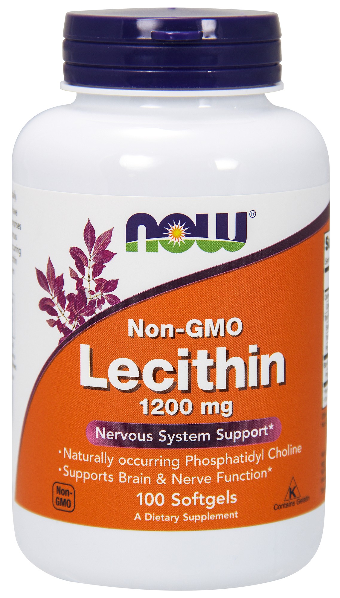 NOW Foods Lecithin 1200 Mg 100 Softgels