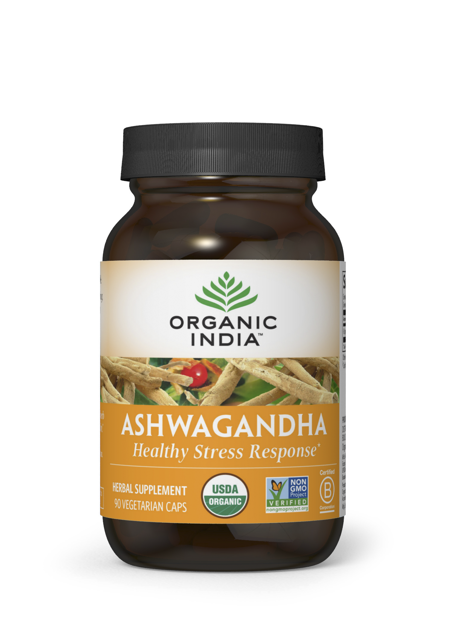 Organic India Ashwagandha - 90 Capsules