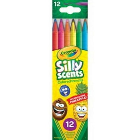 Pre-Owned Crayola Silly Scents Colored Pencils Set of 12