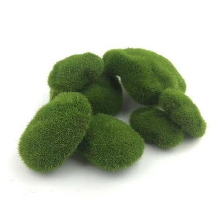 12pcs Artificial Craft Moss Natural Green DIY Kit Terrariums Gardenning Art Wall Florist Decor Easter Table Decor Wedding Decor
