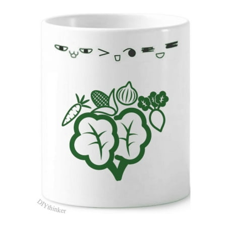 Vegetable Combination Radish Onion Corn Toothbrush Mug Cup Cartoon Lovely Pen Holder