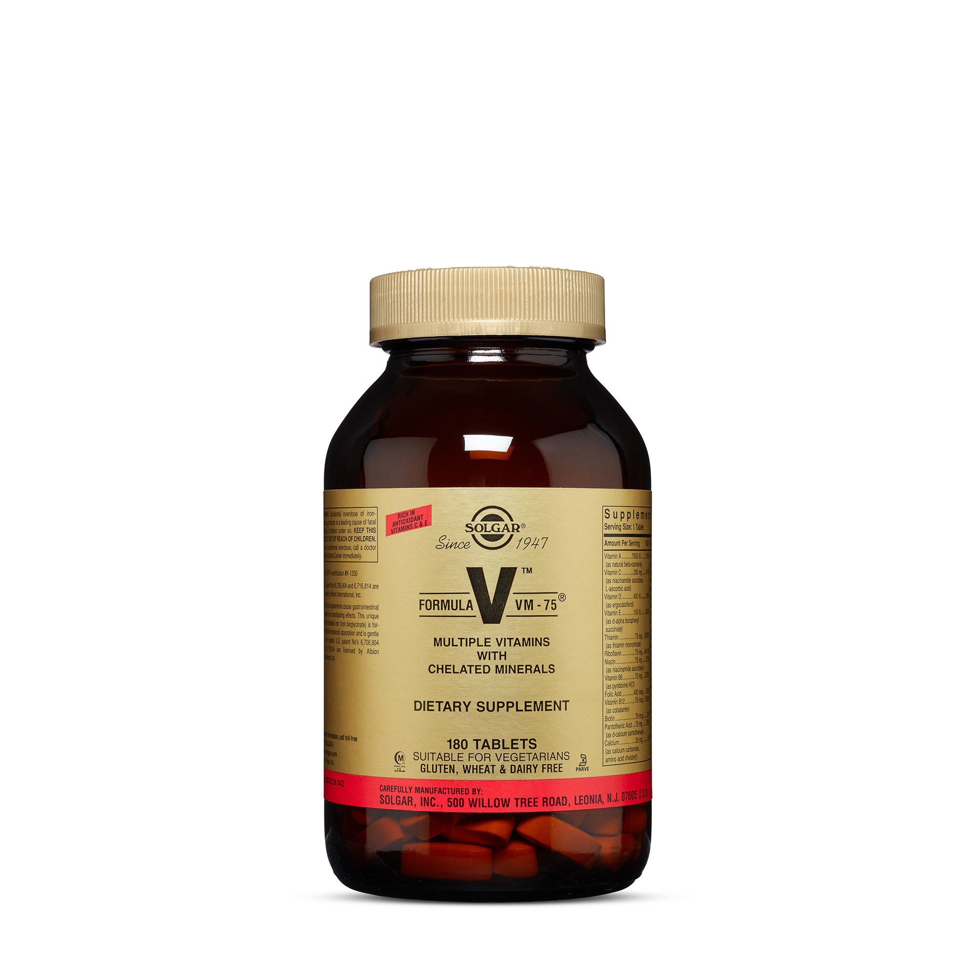 Solgar Formula V Dietary Supplements 