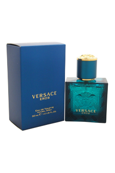 Versace Eros Eau De Toilette  Cologne for Men  1.0 Oz