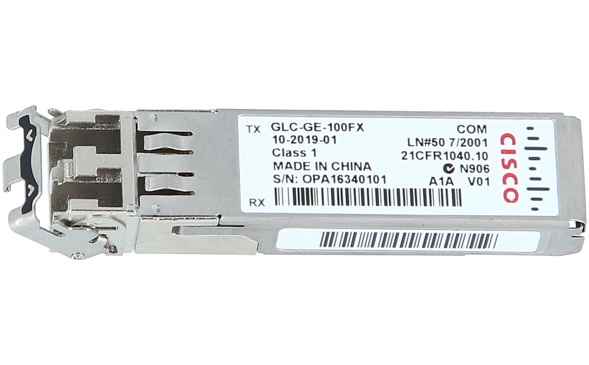 Cisco 100BASE-FX SFP Fast Ethernet Interface Converter GLC-GE-100FX