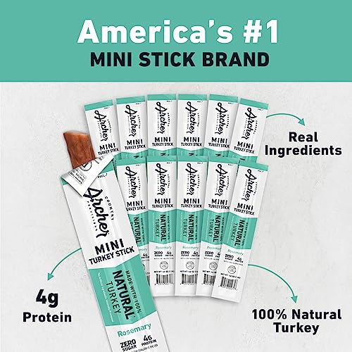 Country Archer Mini Rosemary Turkey Sticks (0.46 Oz.  28 Pk.) thumbnail