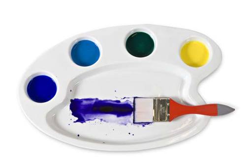 Creative Mark Porcelain Palette Treasure Classic Ceramic Artists' Palette 16-7/8
