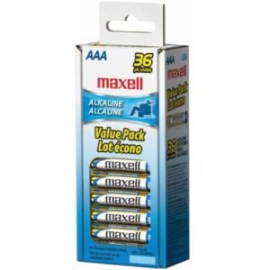 Maxell  LRO3 36 Pack AAA Alkaline Battery