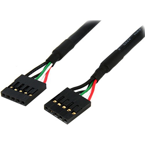 StarTech.com USBINT5PIN 1.5 Ft. Internal 5 Pin USB IDC Motherboard Header Cable – F/F Female to Female