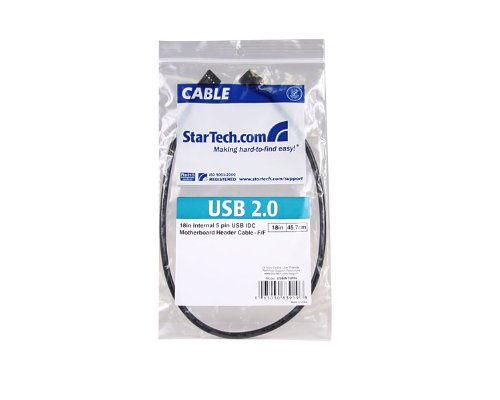 StarTech.com USBINT5PIN 1.5 Ft. Internal 5 Pin USB IDC Motherboard Header Cable – F/F Female to Female thumbnail