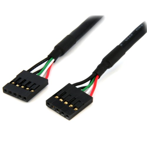 StarTech.com USBINT5PIN 1.5 Ft. Internal 5 Pin USB IDC Motherboard Header Cable – F/F Female to Female thumbnail
