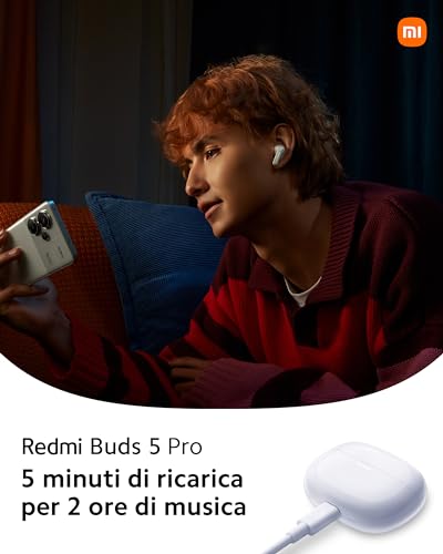 Xiaomi Redmi Buds 5 Pro Headset True Wireless Stereo (TWS) in-ear Call thumbnail