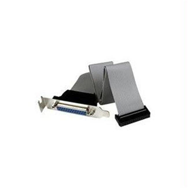 StarTech 16  Parallel Port Header Cable Adapter W/Bracket - DB25 to IDC26