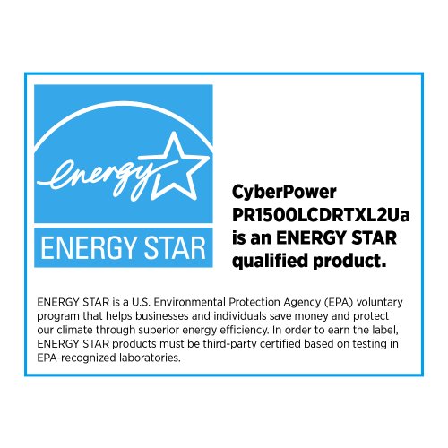 CyberPower Smart App Sinewave PR1500LCDRTXL2Ua - UPS - 1350 Watt - 1500 VA thumbnail