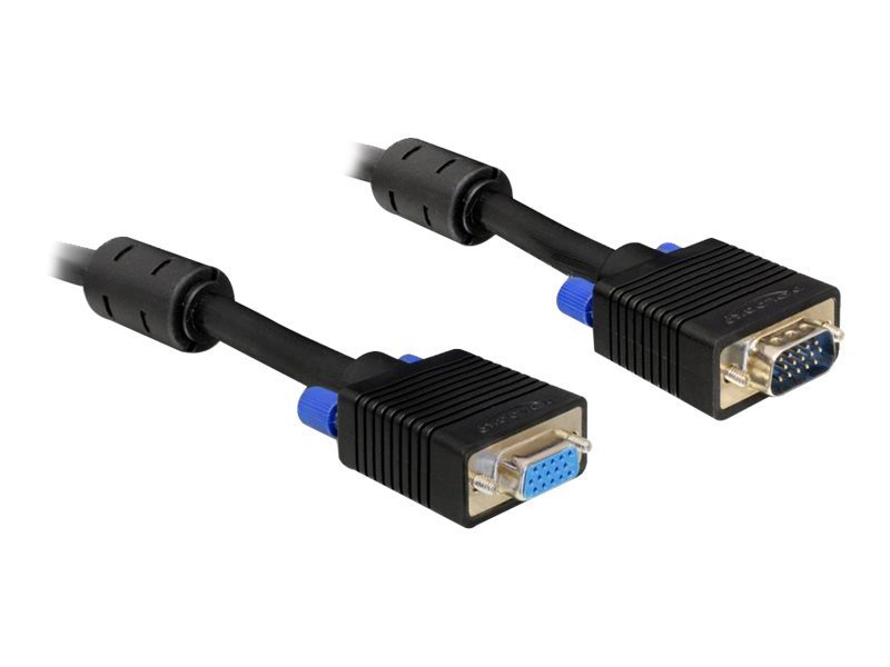 DeLOCK 1m VGA Cable VGA (D-Sub) Black