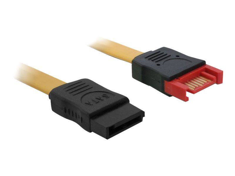 DeLOCK - Serial ATA-Verlängerungskabel - Serial ATA 150/300 - Serial ATA, 7-polig - Serial ATA, 7-polig - 1 M (82666)