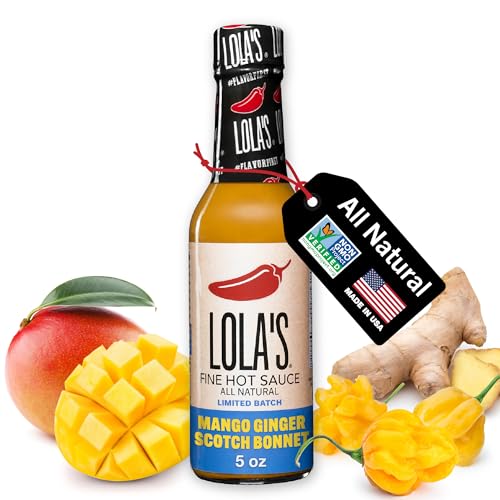 Lola's Fine Hot Sauce Mango Ginger Scotch Bonnet - 5 Fl Oz