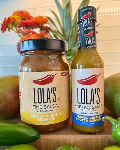 Lola's Fine Hot Sauce Mango Ginger Scotch Bonnet - 5 Fl Oz thumbnail