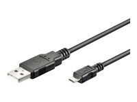 Goobay 93920 USB 2.0 Hi-Speed Cable  Black  3m Length Connecting Cable a Connector/B Micro Conn