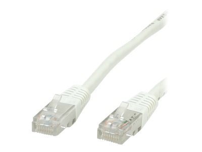 ROLINE UTP-Patchkabel Kat.6, Weiss 0,5m (21.15.1526)