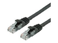 VALUE UTP-Patchkabel Kat.6, LSOH, Schwarz, 1m (21.99.1035)