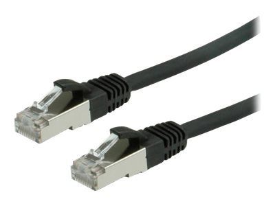 VALUE S/FTP Patch Cord Cat.6. Halogen-free. Black. 1m
