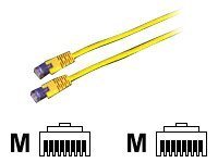 Roline 21.15.13, 1 M Cat6 Ethernet Cable, Yellow Straight to Male Straight Male, Braid Polyvinyl Chloride Sheath