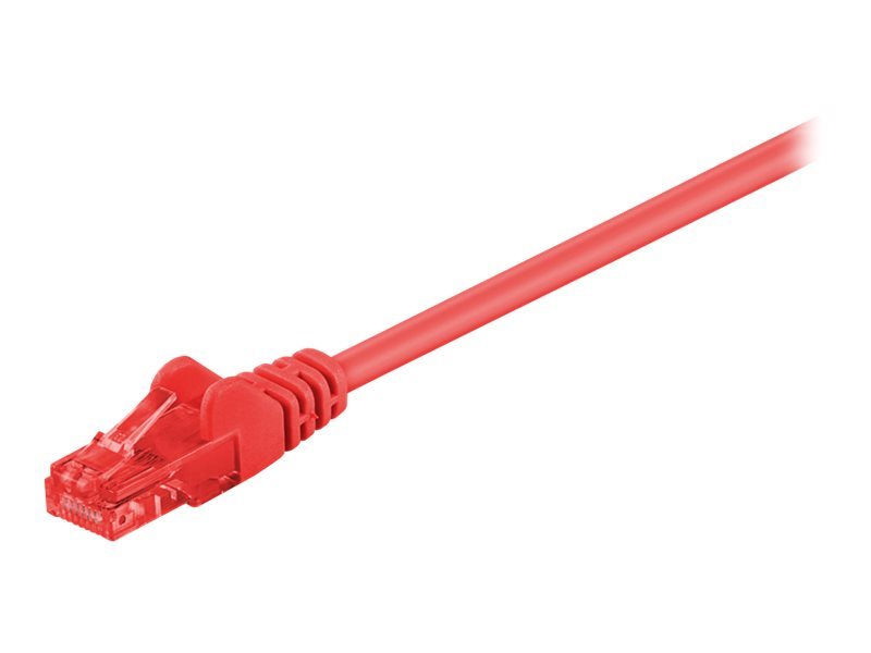 Goobay 0.25m 2xRJ-45 Cable Networking Cable Red Cat6