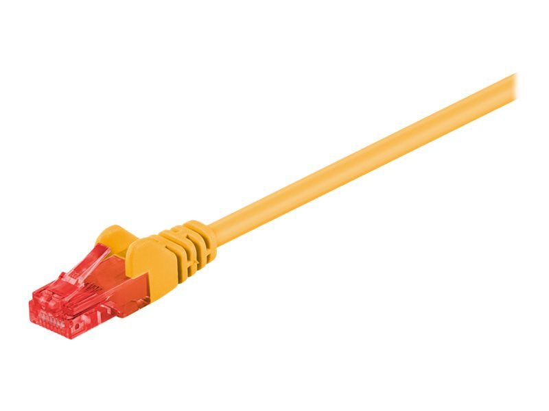Wentronic 0.25m 2xRJ-45 Cable - RJ-45 - RJ-45 - Männlich/männlich - Gold - Gelb - Cat6 (95249)