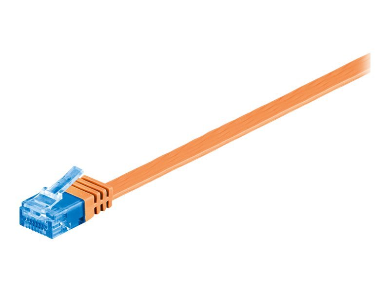 Wentronic 96321 - RJ-45 - RJ-45 - Männlich/männlich - Cat6a - U/UTP (UTP) - Blau - Orange (96321)