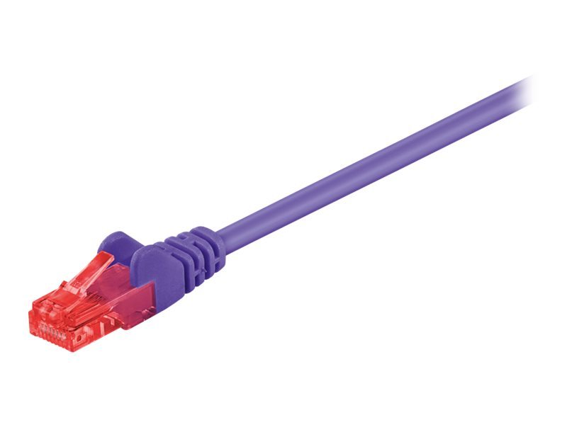 Wentronic 0.50m 2xRJ-45 Cable - RJ-45 - RJ-45 - Männlich/männlich - Gold - Violett - Cat6 (95260)