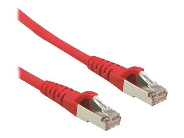Roline, 0.5 M Cat6a Ethernet Cable, Red, Shielded 8 Screened Low Smoke Zero Halogen Sheath
