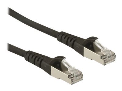 Roline, 0.5 M Cat6a Ethernet Cable, Black, Shielded 8 Screened Low Smoke Zero Halogen Sheath