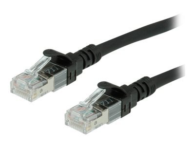 Roline, 2 M Cat6 Ethernet Cable, Black, Unshielded 8 Unscreened Low Smoke Zero Halogen Sheath
