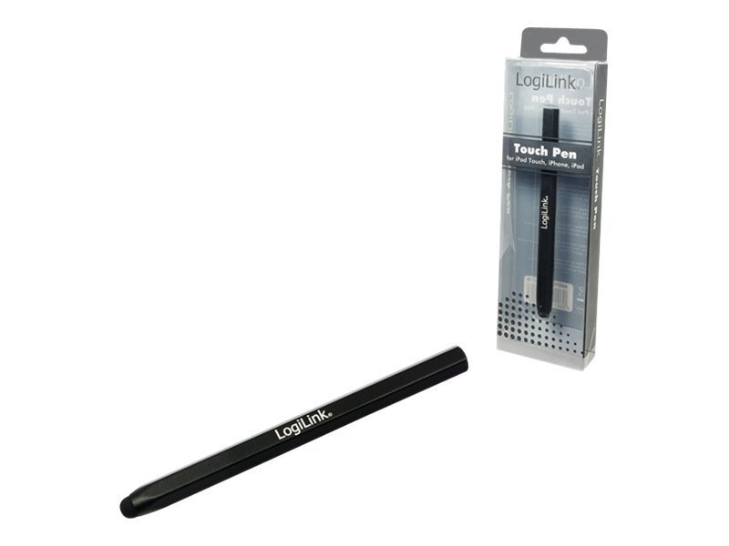 Logilink Touch Pen - Stylus - Schwarz - Für Apple iPad 1, 2, iPhone 3G, 3GS, 4, iPod Touch (1G, 2G, 3G, 4G) (AA0010)