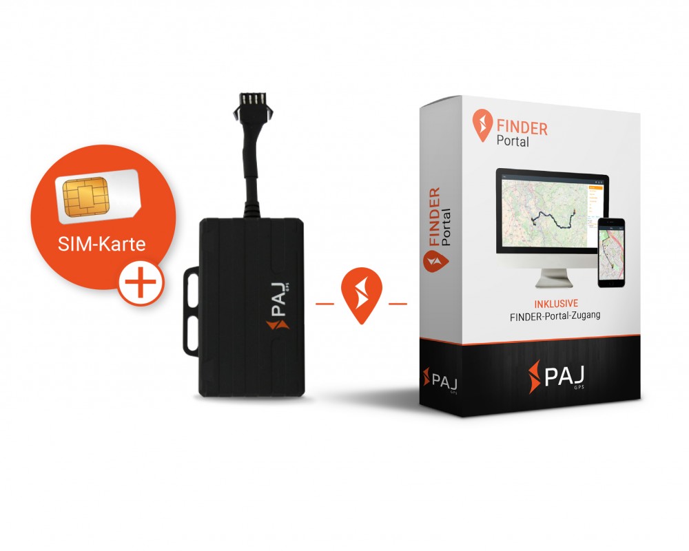 GPS Tracker: Motorcycle Finder Von PAJ Komplettset Online Ortung App