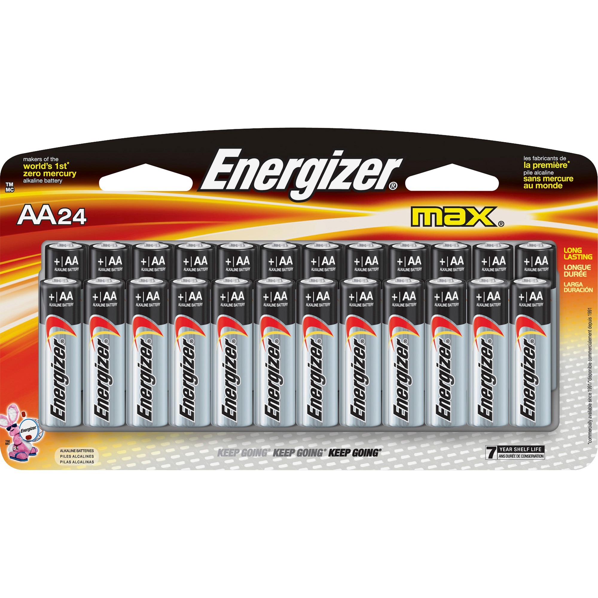 Energizer Max AA Alkaline Batteries, Pack of 24 (Min Order Qty 2) MPN:E91SBP24H