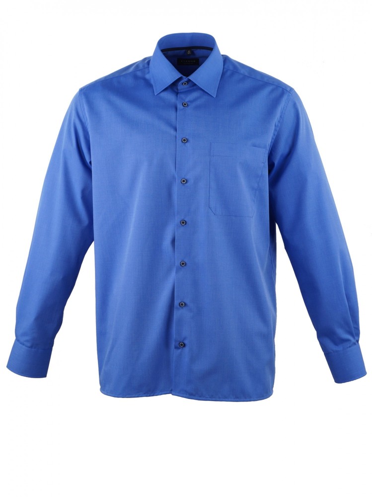 Eterna Herren Hemd Langarm Comfort Fit 3070/16/e18E Blau Xxl/46