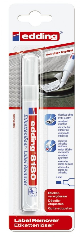 Edding 4-8180-1-4 Label Remover Efficient Adhesive Removal 1 Pc