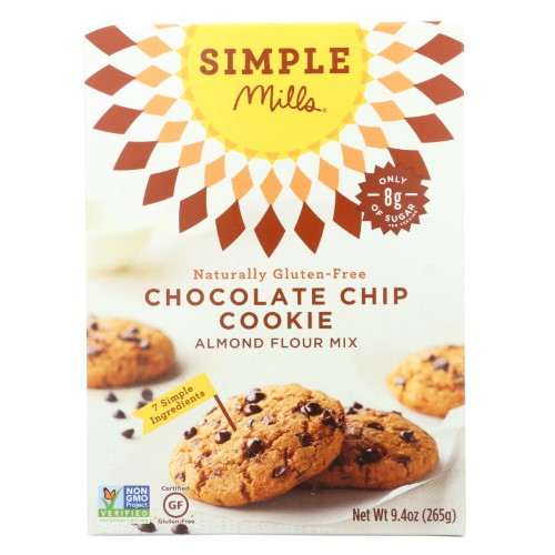 Simple Mills Gluten Free Almond Flour Mix Chocolate Chip Cookie 7.4 Oz