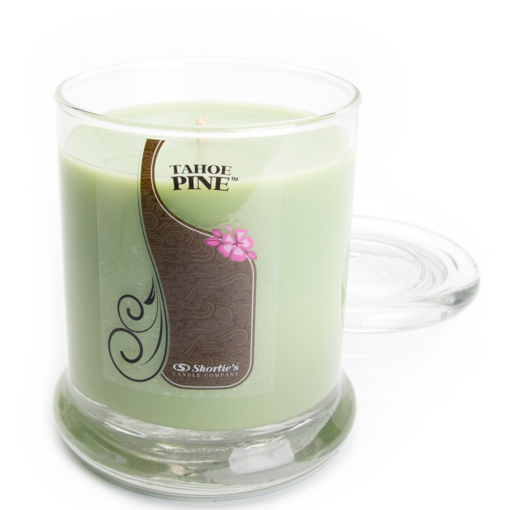 Tahoe Pine Candle - Medium Green 10 Oz. Highly Scented Jar Candle - Made with Essential & Natural Oils - Fresh & Clean Collection